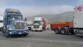 Caos en carretera Saltillo-Monterrey: transportistas protestan en caravana contra las extorsiones