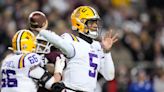 LSU football QB Jayden Daniels explains decision to return for 2023, gives injury update