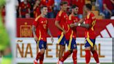 Ayoze disfruta y marca en su estreno con la selección española en Badajoz