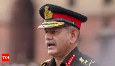 Army chief attends Jammu security meet amid surge in terror attacks | India News - Times of India