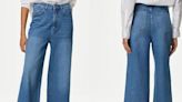 M&S shoppers snap up £35 wide-leg jeans that are 'so flattering'