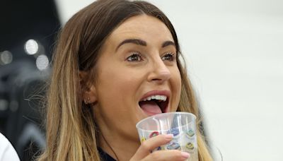 England WAGS Dani Dyer and Tolami Benson cheer on boyfriends