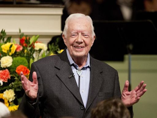 Jimmy Carter and his hometown of Plains celebrate the 39th president’s 100th birthday