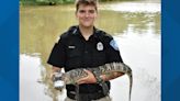 Unwelcome gator removed from front porch of Beaumont home