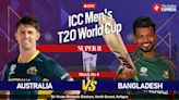 Australia vs Bangladesh Live Score, T20 World Cup 2024: Rain holds up toss of AUS vs BAN game