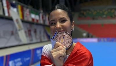 La Nación / Erika Alarcón, la paraguaya que posicionó a Paraguay en el Top 3 del patinaje artístico