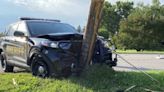 Stearns County deputy crashes squad car, causing power outages