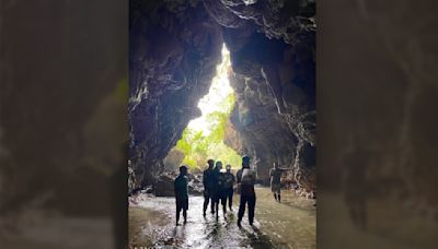 Road workers discover cave likely untouched for millions of years in Cagayan de Oro