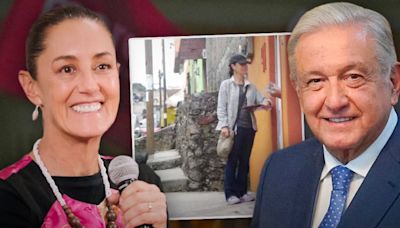 AMLO recuerda que Claudia Sheinbaum entregaba volantes de casa en casa y critica a “políticos profesionales”