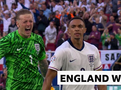 Euro 2024 video: England vs Switzerland - Trent Alexander-Arnold's winning penalty