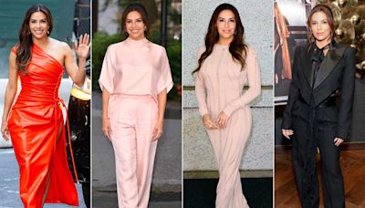 Eva Longoria Masters the Quick Change with 8 Different Outfits (and Stilettos!) in the Same Day