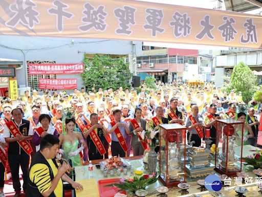 水里虎爺將軍誕辰遶境祈安 許淑華開香主祭感謝信眾公益救難行善