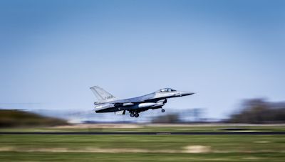 F-16s officially take to the skies in Ukraine