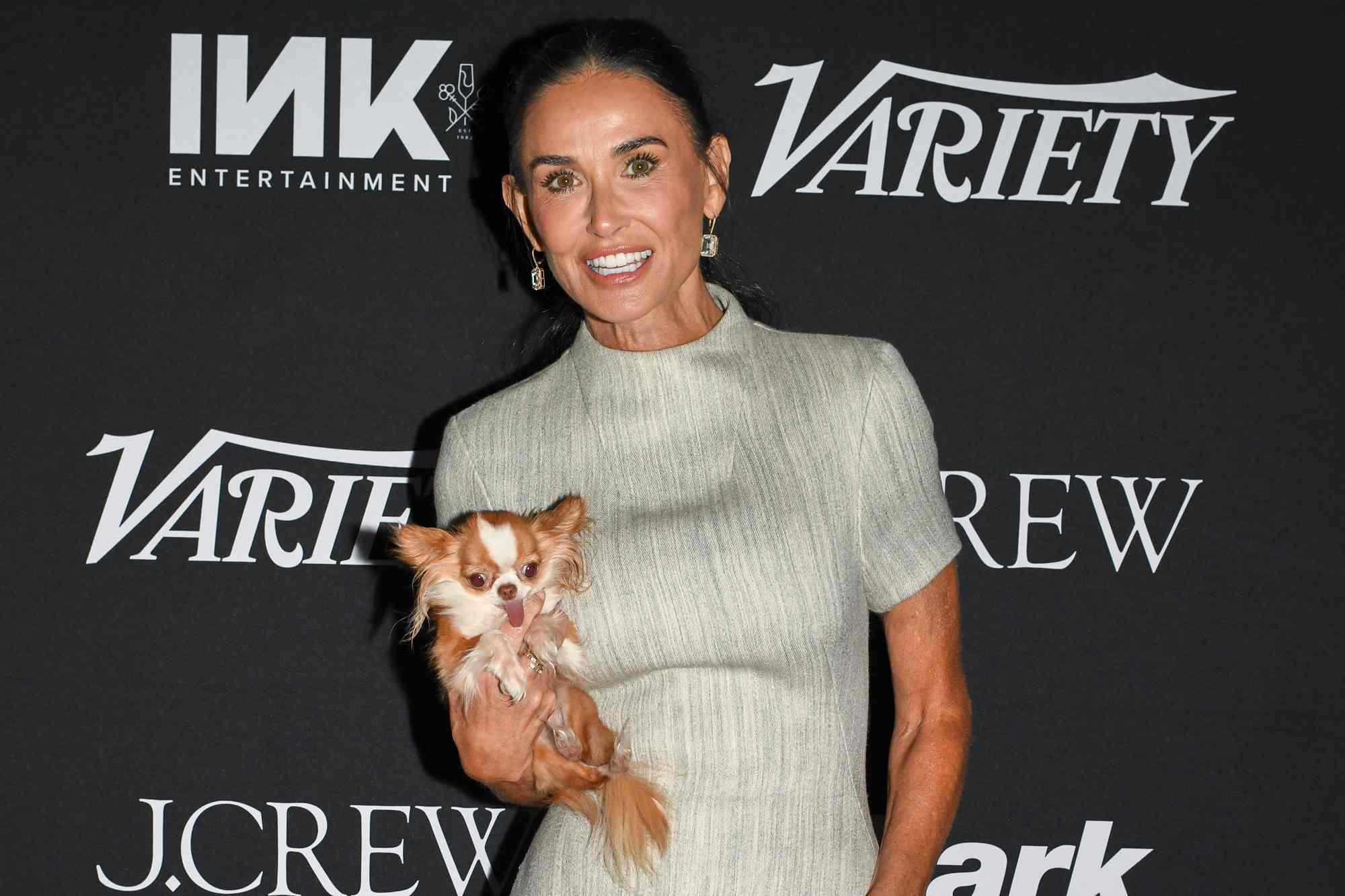 Demi Moore Says Sleeping with Her Dogs Is Part of ‘Eccentric’ Nighttime Routine