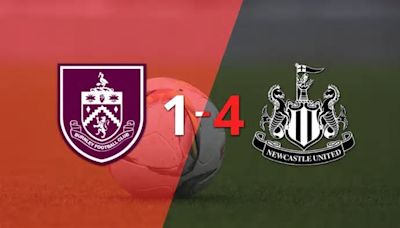 Premier League: Newcastle United se da un festín y devora a Burnley por 4 a 1