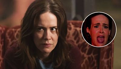 Sarah Paulson recreó una icónica escena de “American Horror Story” junto a Moo Deng, la hipopótamo viral de TikTok