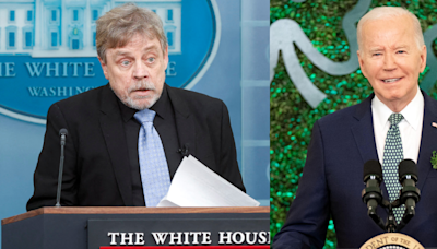 'Star Wars' Mark Hamill Says Joe Biden Is 'The Exact President We Need' After Oval Office Visit