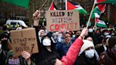 Pro-Palestine protesters blockade bridge and clash with police on latest London march