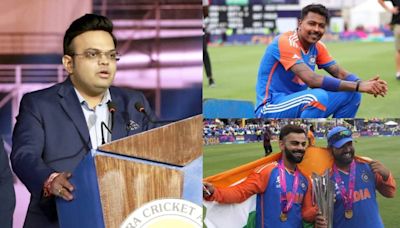 Jay Shah namedrops Hardik Pandya in reply to next IND captain query; confirms Kohli, Rohit presence for Champions Trophy