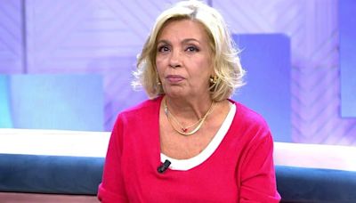 Carmen Borrego, al límite, toma represalias contra Edmundo Arrocet: “Hace unos días que no estoy bien. Son demasiadas cosas”