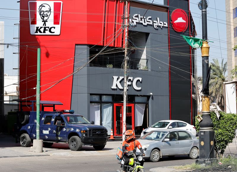 Two KFC outlets attacked in Baghdad over Gaza war, police sources say