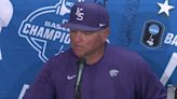 Kansas State baseball coach Pete Hughes talks about the NCAA victory over Louisiana Tech