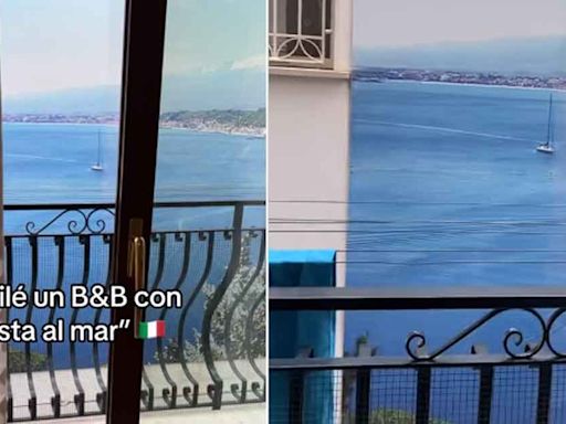 Mujer paga fortuna por habitación con vista al mar en Italia y resulta ser una estafa; esto pasó