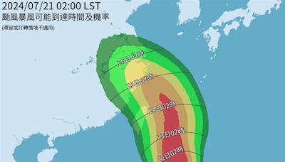 颱風凱米「突變巨嬰」密雲區超大 鄭明典秀一圖：少見的強烈對流