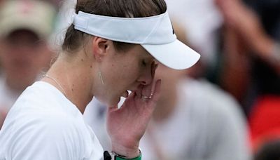 Svitolina colapsó en Wimbledon: "Es un momento muy difícil"