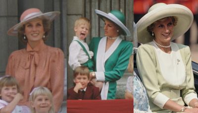 Princess Diana’s Trooping the Colour Looks Through the Years: Suiting Up in Catherine Walker, Going Monochrome in Jan Van Velden...