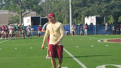 Watch: Florida State football coach Mike Norvell gives thoughts of Thursday's practice at UNF