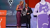 Dyaisha Fair shows love to Rochester with her outfit during the WNBA draft