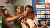 Basketball teammates fight on camera after match at FIBA's Women's World Cup