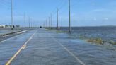 Roads flooding in Grand Isle