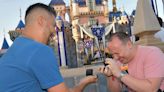 Couple in Disbelief After They Both Get Down on One Knee and Propose at Disneyland: See the Sweet Moment!