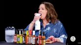 Melissa McCarthy struggles to keep her cool while eating spicy wings on ‘Hot Ones’