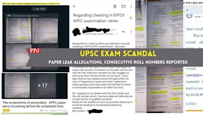 Another Paper Leak? UPSC APFC Candidates Allege Leak After Selection Of 50 From Two Centres In UP