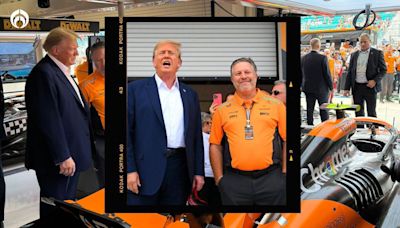 ¿Victoria para Trump? El expresidente de EU visita a McLaren y Norris cuando ganan Miami | Fútbol Radio Fórmula