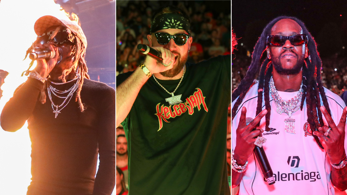 Travis Kelce Joins Lil Wayne & 2 Chainz While They Perform His Favorite Song | iHeart