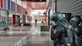 Más de 100 policías realizan un simulacro de incidente crítico en el centro comercial Plaza Imperial