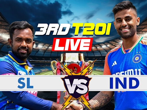 Ind vs SL Live Score: India vs Sri Lanka 3rd T20 Live Cricket Score Updates