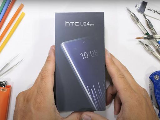 曲面螢幕的耐用度如何？HTC U24 Pro暴力實測結果揭曉 - 自由電子報 3C科技