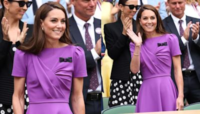 Kate Middleton’s Purple Dress at Wimbledon Generates $4.8 Million in Media Exposure for British Brand Safiyaa