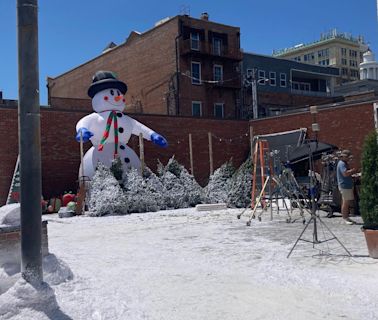 Filming in Wilmington turns downtown street into Christmastime