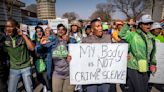 80 men in South African court on charges of raping 8 women