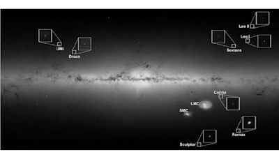 Dark matter clue? Mysterious substance may be interacting with itself in nearby galaxy