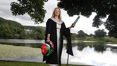 Scottish racing driver makes pit stop in Stirling for graduation ceremony