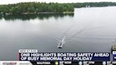 DNR highlights boating safety ahead of busy Memorial Day holiday