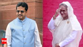 Tripura CM Manik Saha sends 'queen variety' pineapples to Bangladesh PM Sheikh Hasina | India News - Times of India