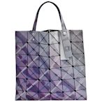 ISSEY MIYAKE 三宅一生BAOBAO瞬影透光幾何方格6X6手提包(線性紫色)